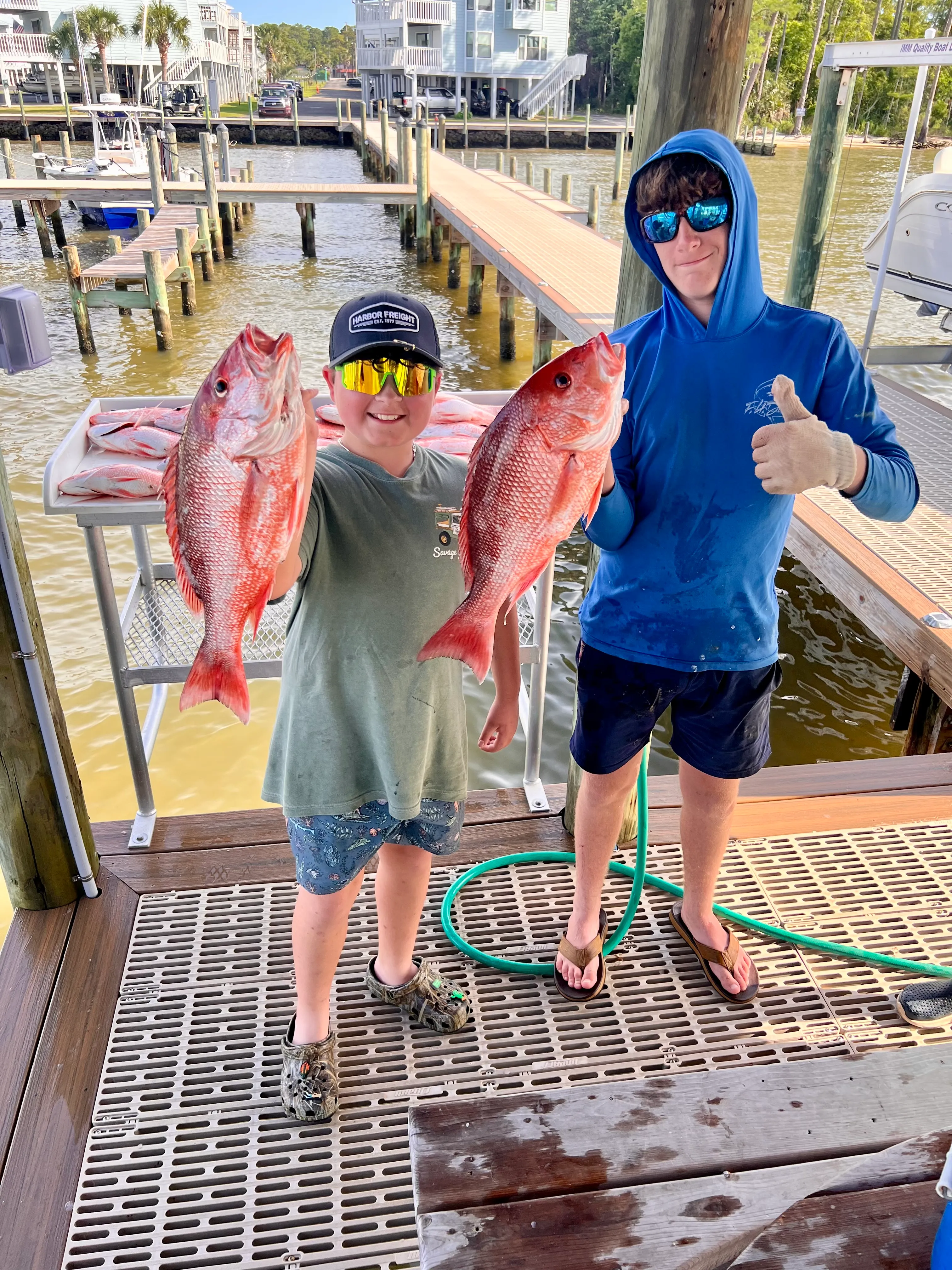 Family fishing charter experience in the Gulf of America Orange Beach Alabama